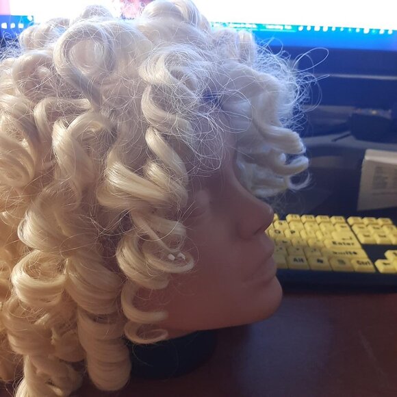 NEW ! Women Short Curly Wig Golden main image 5